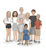 Load image into Gallery viewer, Family of 13 - Custom Portrait